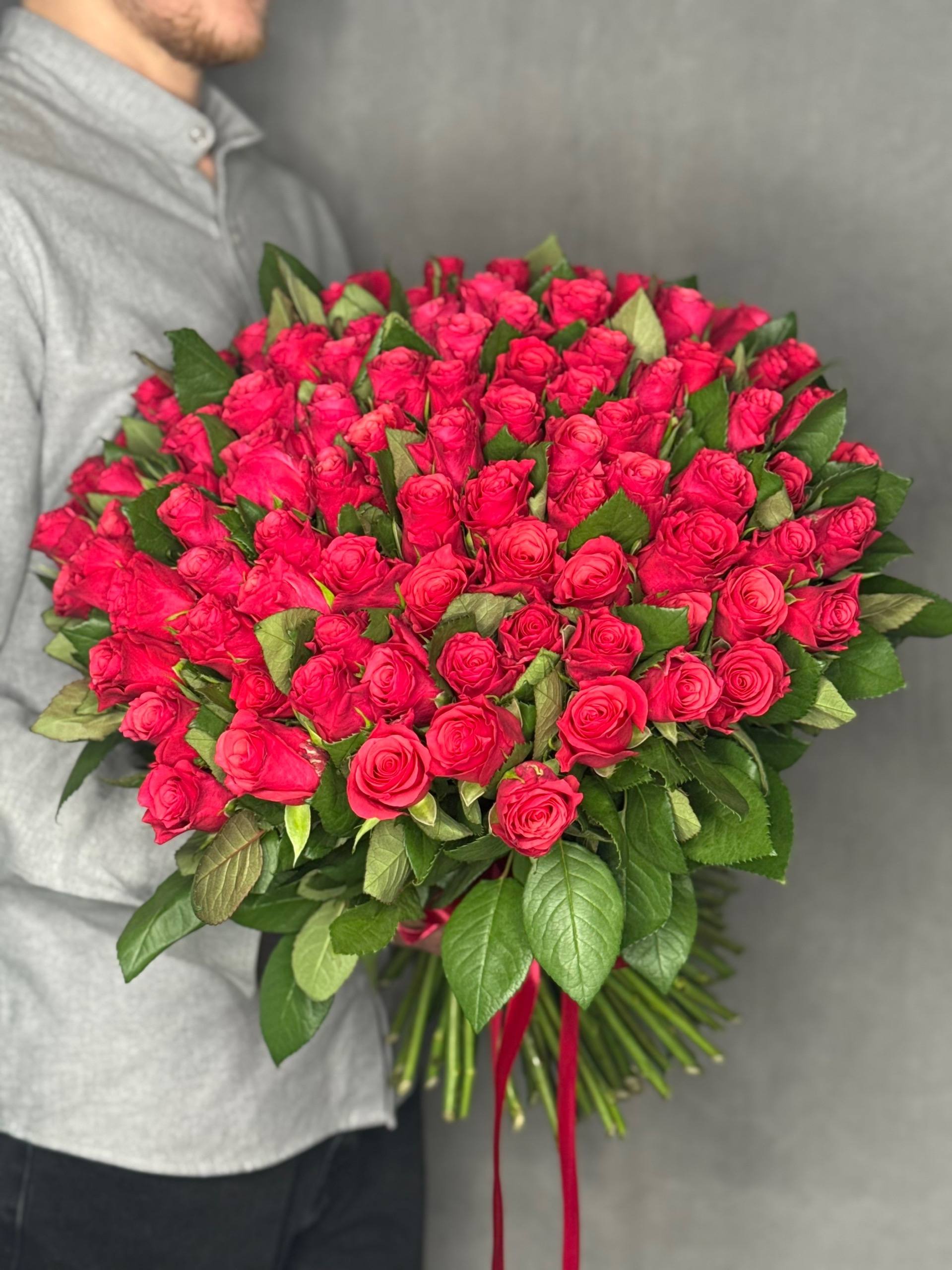 101 малиновая Роза